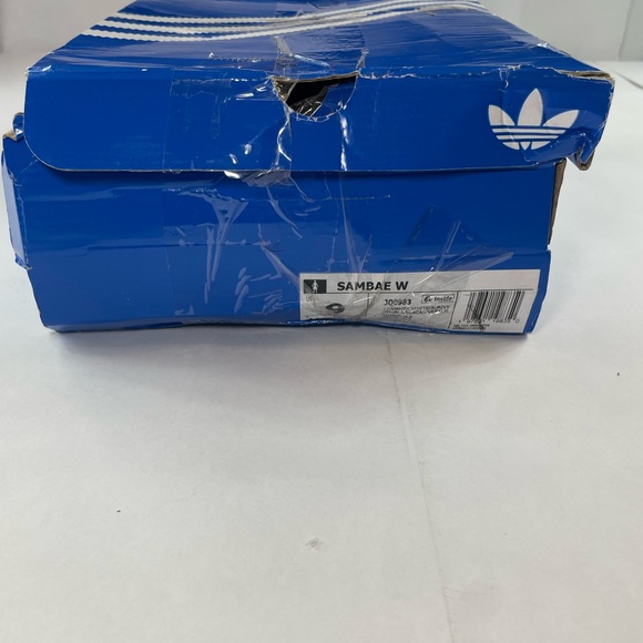 Adidas Sambae Women’s Sz 9 White/Dark Green JQ0983 Brand New Damaged Box - Picture 10 of 10